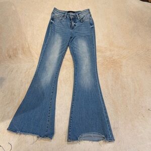 Flying Monkey High Rise Super Flare Jeans Sz 27